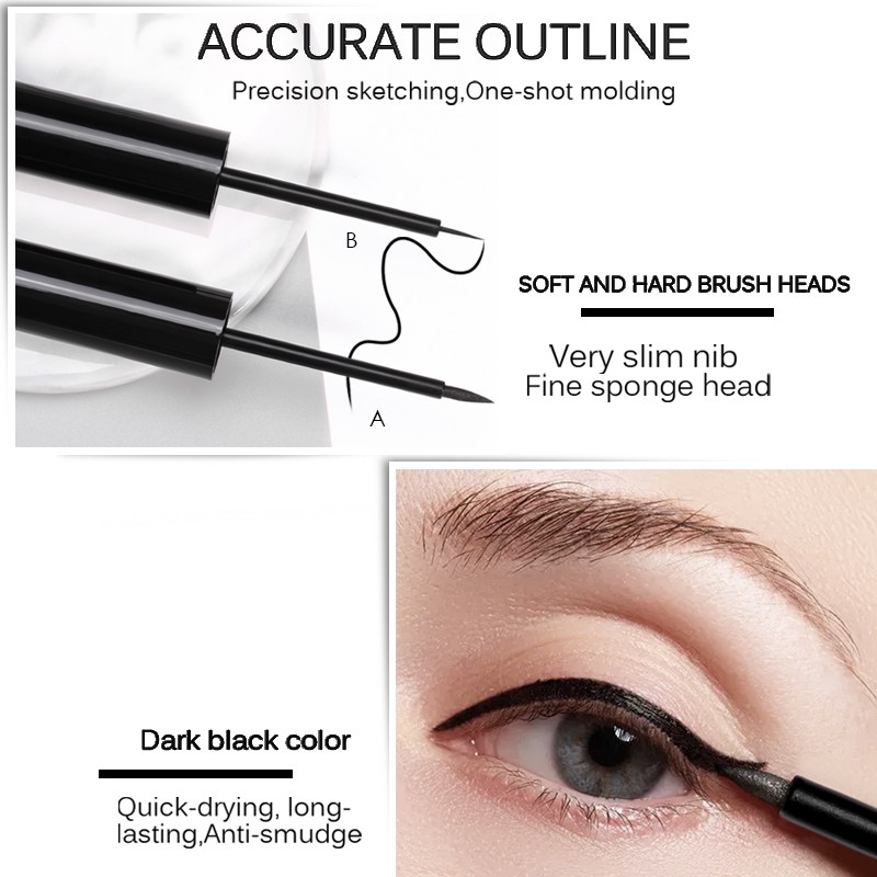 Bút kẻ mắt MIXDAIR chống thấm nước màu đen lâu trôi 15ml | BigBuy360 - bigbuy360.vn