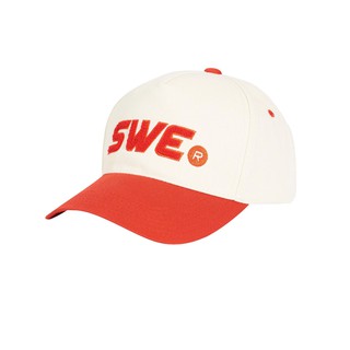 Nón lưỡi trai SWE LOGO Red kaki năng động, logo thêu xù chính hãng