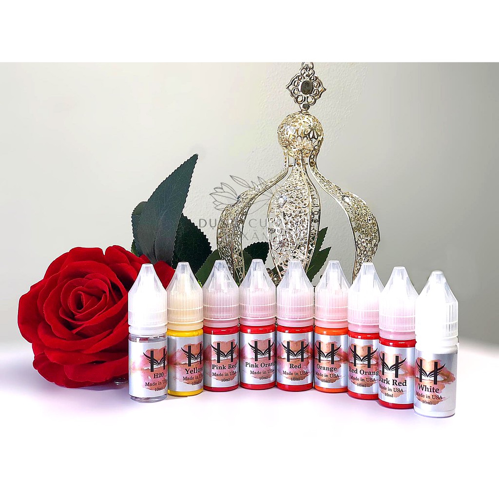 SET 6 LỌ MỰC HOA ĐÀO BONG ĐẬM - MỰC HOA ĐÀO USA | BigBuy360 - bigbuy360.vn