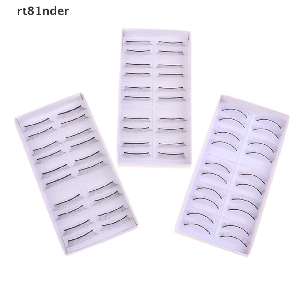 [Hàng mới về] Set 10 cặp lông mi giả luyện tập trang điểm tiện lợi