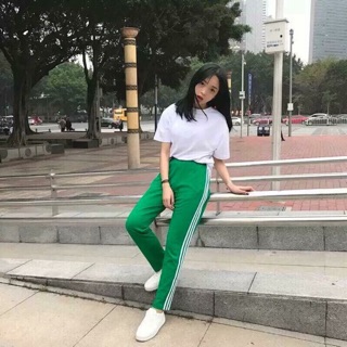 Quần 3 line xanh trắng