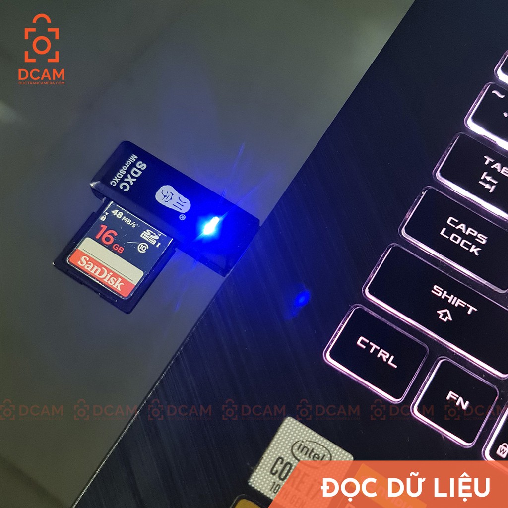 [Rẻ vô địch] ĐẦU ĐỌC THẺ SD, MICROSD GIÁ RẺ - Tốc độ tối đa 480 Mbps