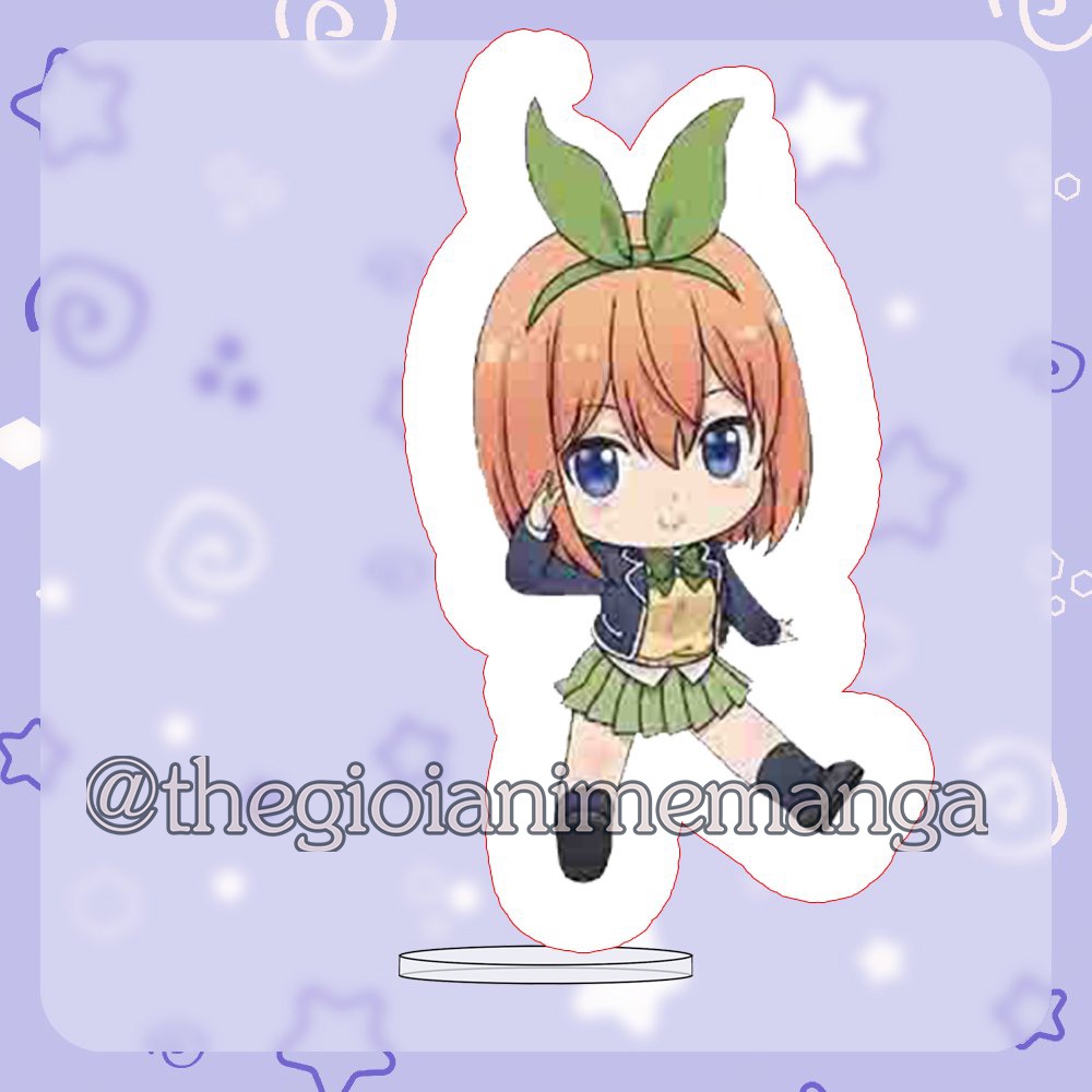 ( MINI 3cm ) Standee Gotoubun No Hanayome Nhà Có Năm Nàng Dâu anime chibi mica trưng bày