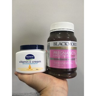 Combo vitamin cho bà bầu và kem dưỡng