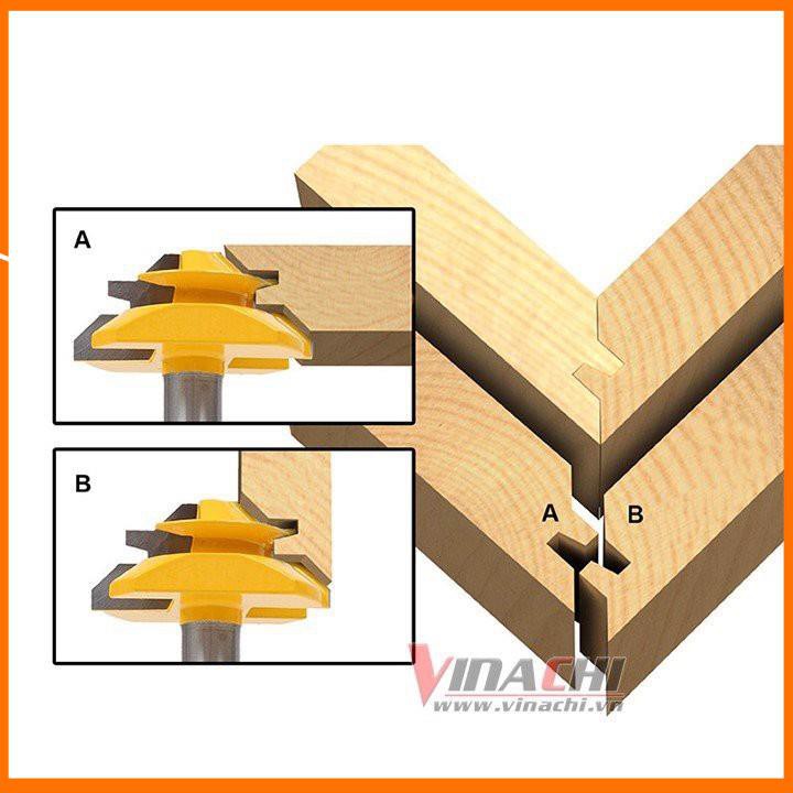 Mũi Ghép Góc Vàng - Mũi chuyên dụng cho các sản phẩm cắt sâu, không bám gỗ giúp đẩy mũi khoan nhẹ nhàng