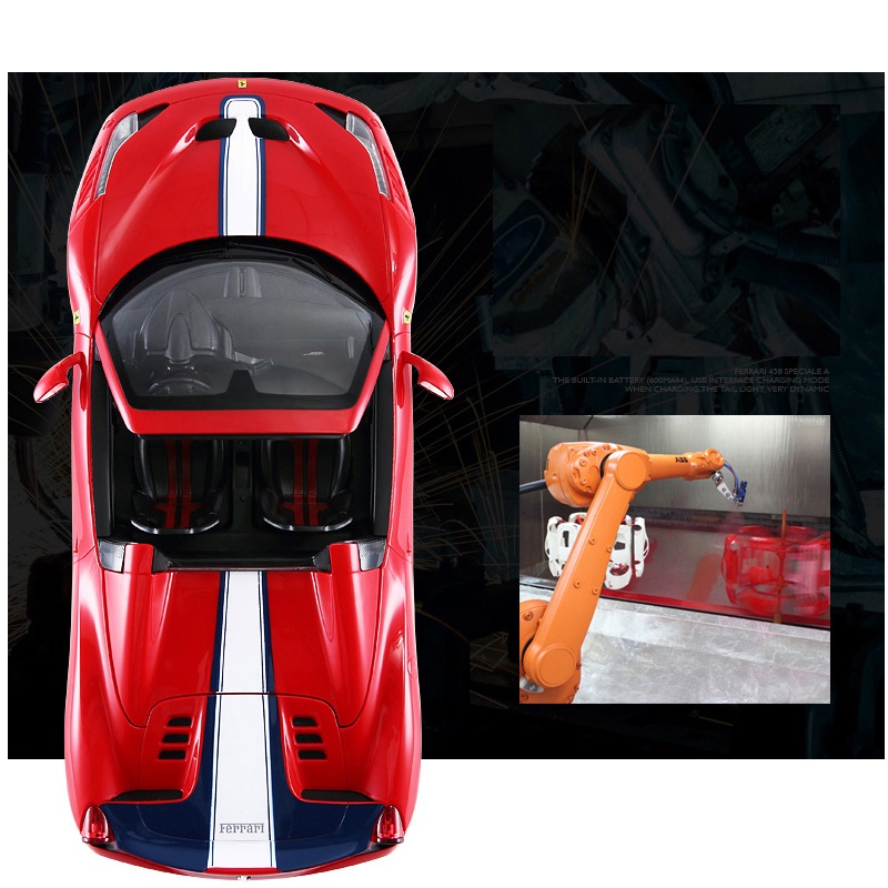 RASTAR Mô Hình Xe Hơi Điều Khiển Từ Xa Ferrari 458 A 1:14