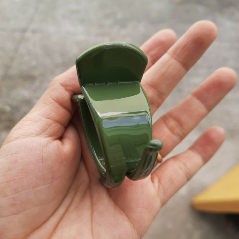 Kẹp tóc 2 răng nhám màu