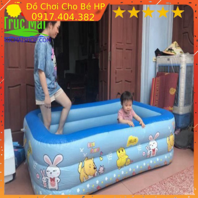 [SIÊU SALE] Bể bơi ba tầng đáy chống trượt hàng chuẩn công ty ✅  Đồ Chơi Trẻ Em HP