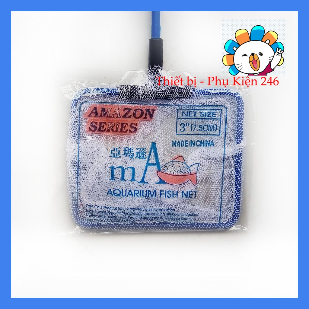 Vợt cá cao cấp size 7.5cm