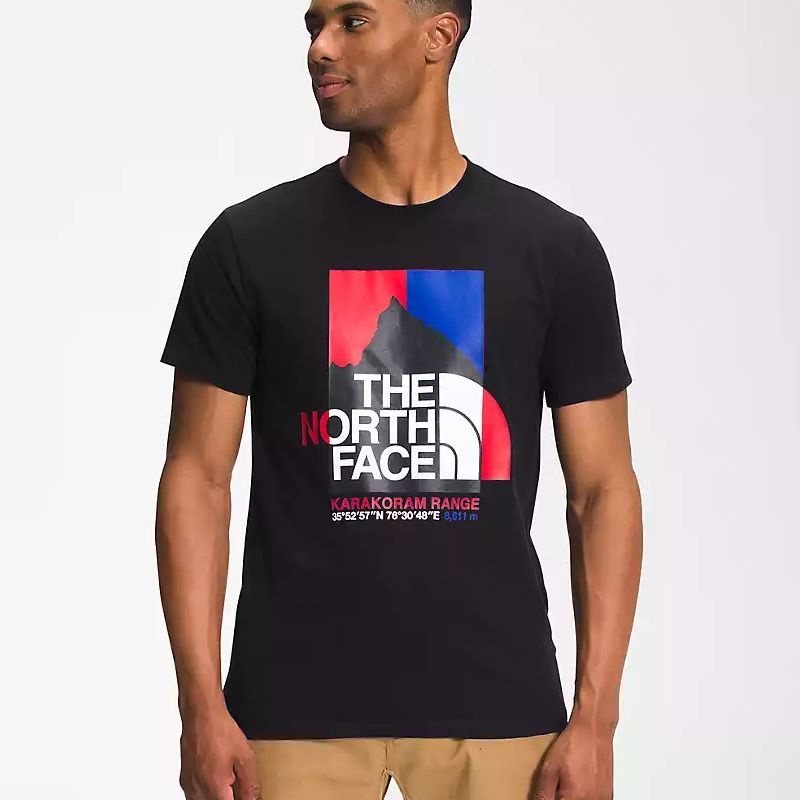 Áo Thun Ngắn Tay Cổ Tròn Thoáng Khí In logo The North Face Dành Cho Nam 3