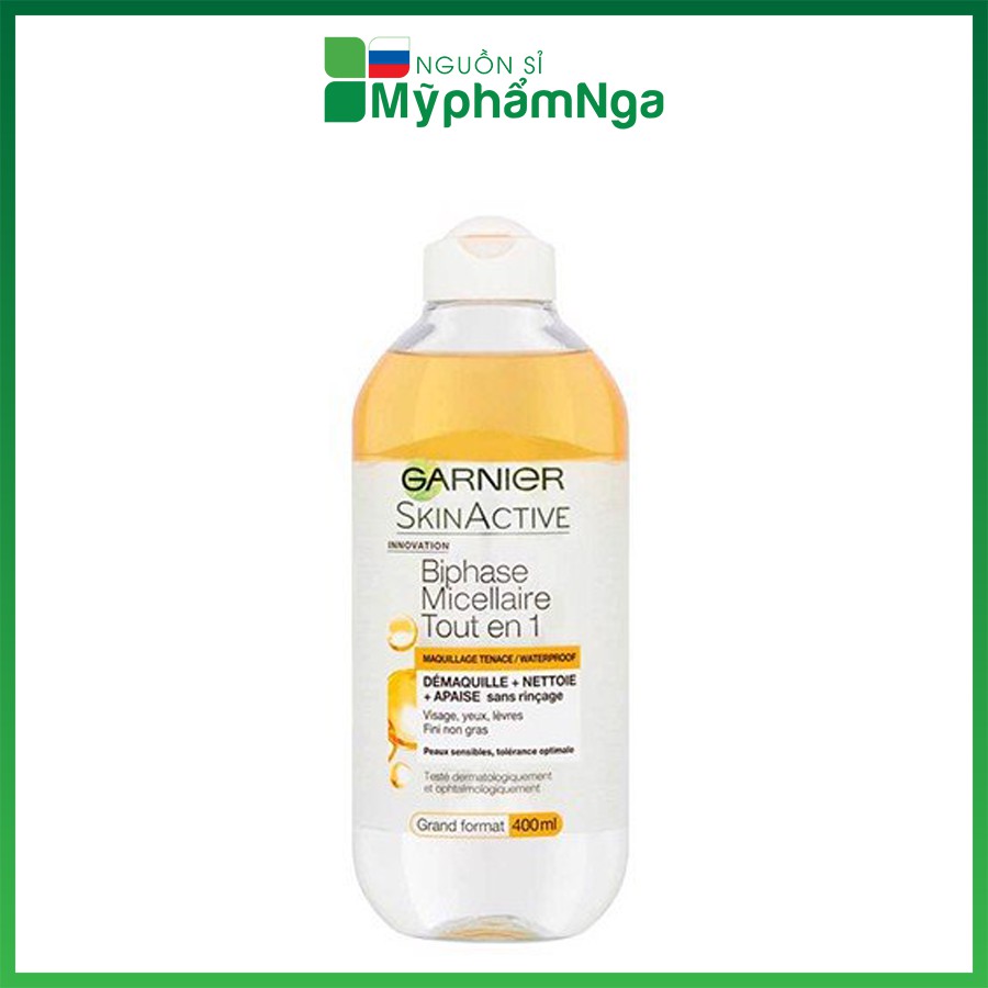 Tẩy trang Garnier Vàng  400ml