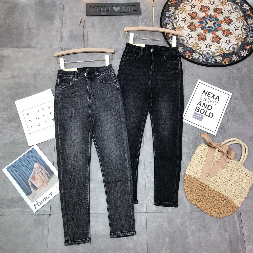 Quần jeans trơn co dãn 2 màu mã 8430+8435 (kèm ảnh thật, video) | BigBuy360 - bigbuy360.vn