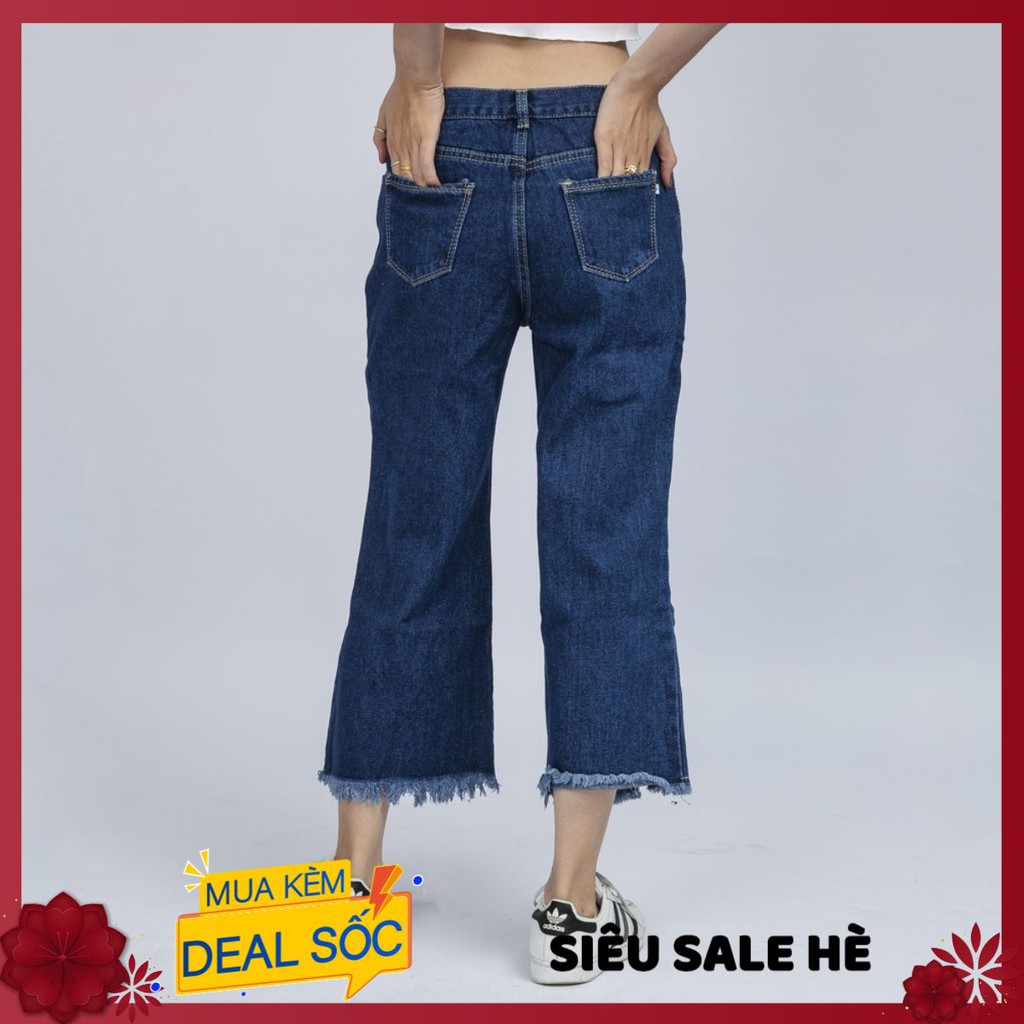 Quần Jean Nữ Ống Rộng Xẻ Lai  Co Thời Trang Cao Cấp Giãn QR12. BOBA_SHOP1 | BigBuy360 - bigbuy360.vn