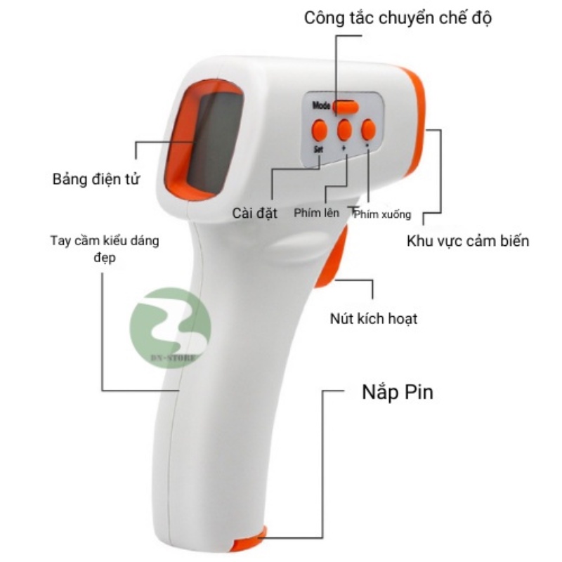 Nhiệt kế hồng ngoại thú y DN13