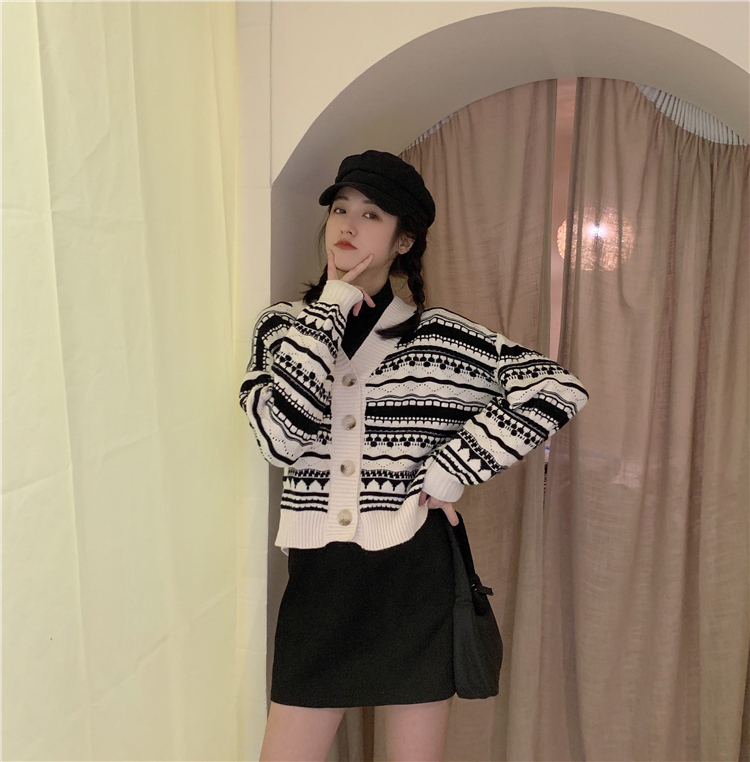 Áo Sweater Dày Dáng Rộng Thời Trang Thu Đông Ấm Áp