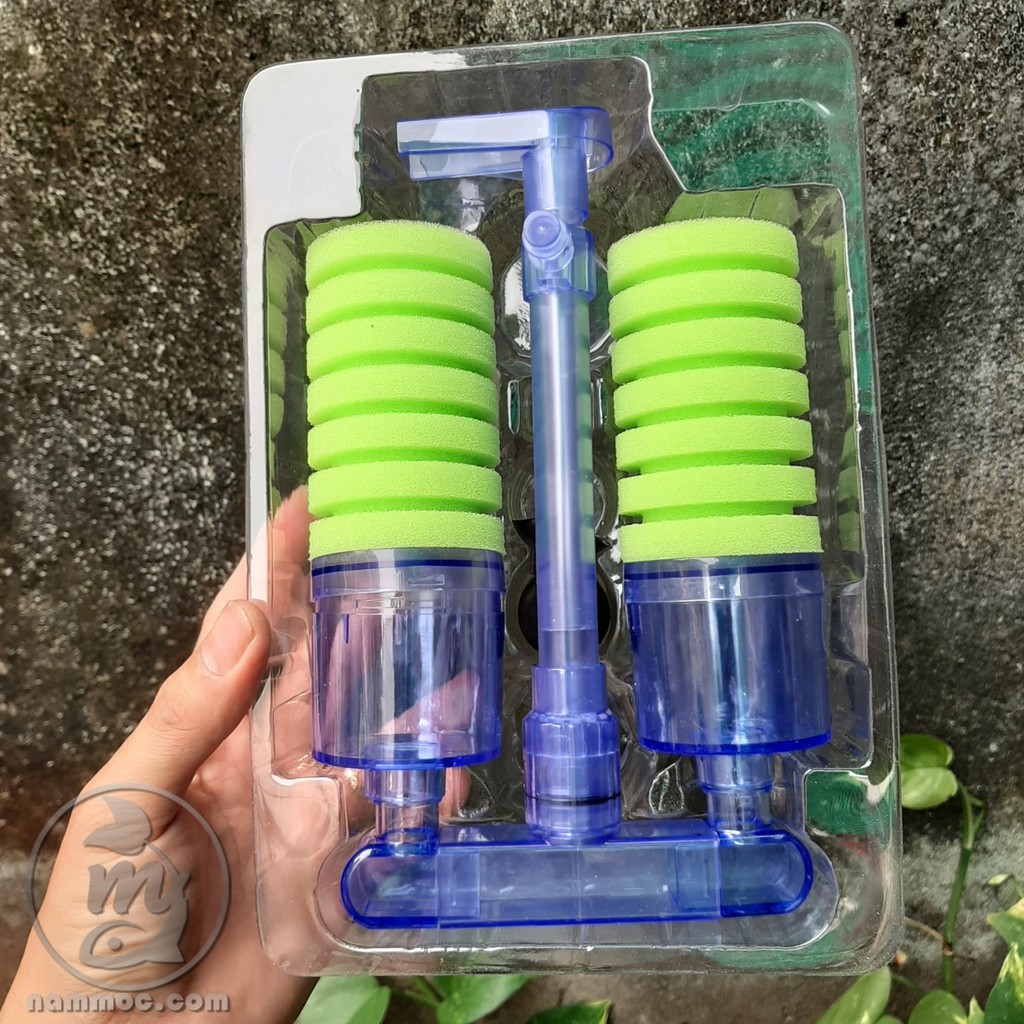 Lọc Bio Đơn XY-2881 | Đôi XY-2882 | Lọc Bio, Sủi Bio Cho Bể Cá, Tép Cảnh [có kèm sứ lọc]