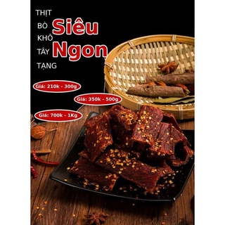 Thịt bò khô tây tạng chính gốc gói 300g ăn thử