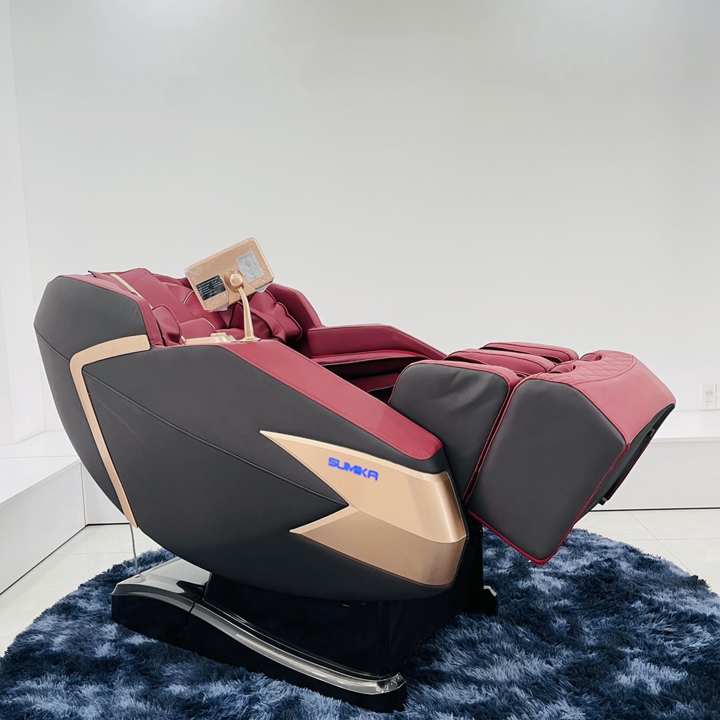 Ghế massage 4D toàn thân SUMIKA A999 cao cấp đa chức năng công nghệ túi khí, nhiệt hồng ngoại hiện đại