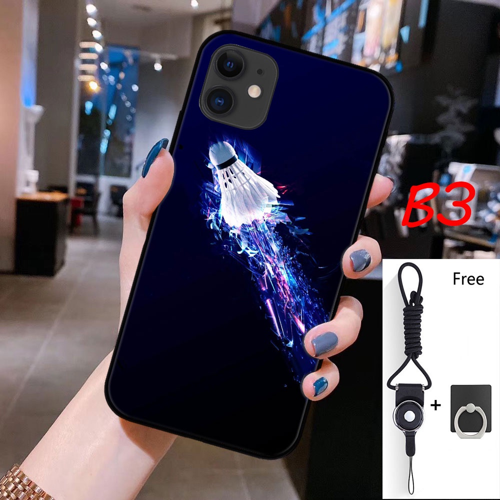 Ốp Điện Thoại Kèm Dây Đeo Và Nhẫn Đỡ Cho iphone 11 pro max 12 pro max 12 mini 13 pro max