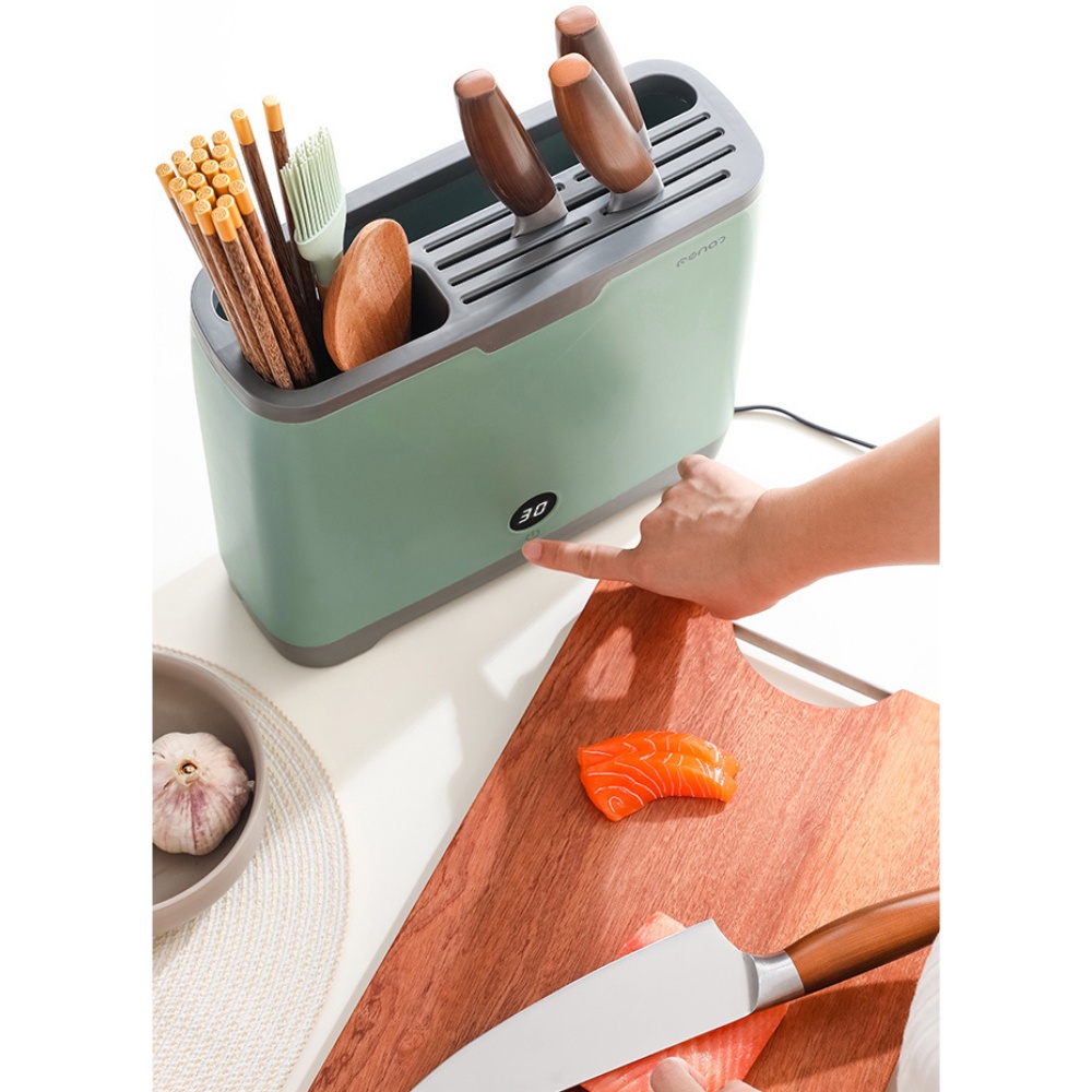 Máy khử khuẩn Tiệt Trùng dao thớt 80W Nenon  FREESHIP  diệt 99% vi khuẩn gây hại bằng tia UV - Bảo Hành 12 Tháng