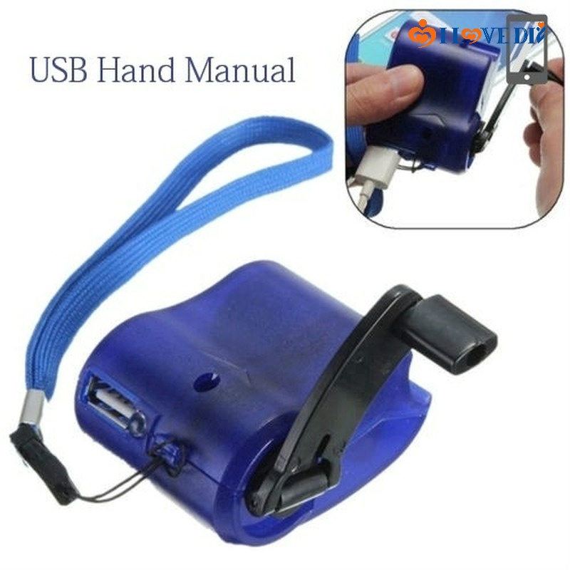 Cục Sạc Dynamo Khẩn Cấp Mini Di Động Kèm Sạc Điện Thoại USB Tiện Dụng Cho Hoạt Động Ngoài Trời