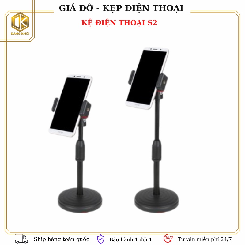 Giá Đỡ Điện Thoại livestream xem video Ổn Định Xoay 360 Độ dùng để Quay Phim Ghi Hình Đa Dụng