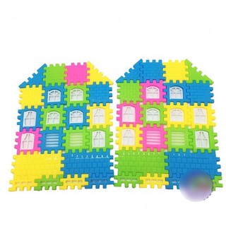 Bộ đồ chơi xếp hình ngôi nhà 3D bằng nhựa Bricks Set