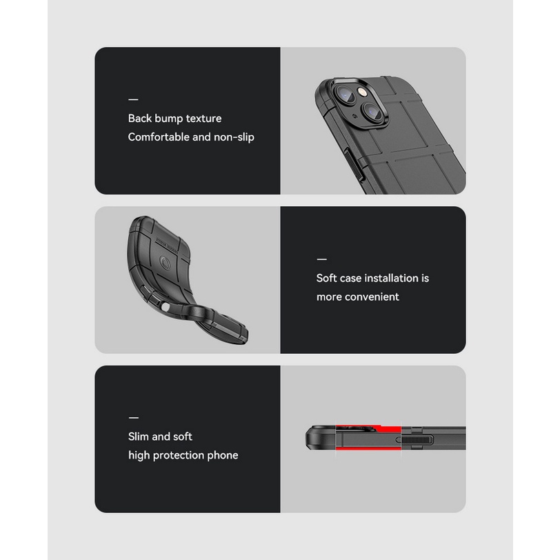 Ốp Điện Thoại Cao Su Bề Mặt Gồ Ghề Cho iPhone 14 Pro Max 13 Pro 13 mini 12 Pro 11 SE 2022 XR XS Max X iPhone 8 7 Plus