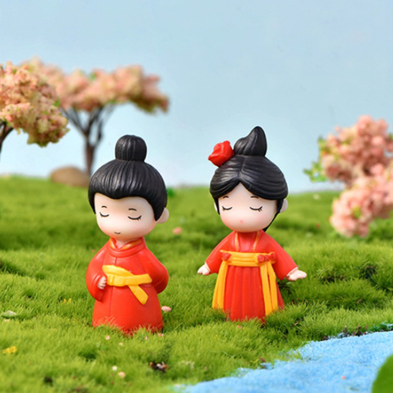 Set 2 Tượng Cặp Đôi Trang Trí Sân Vườn