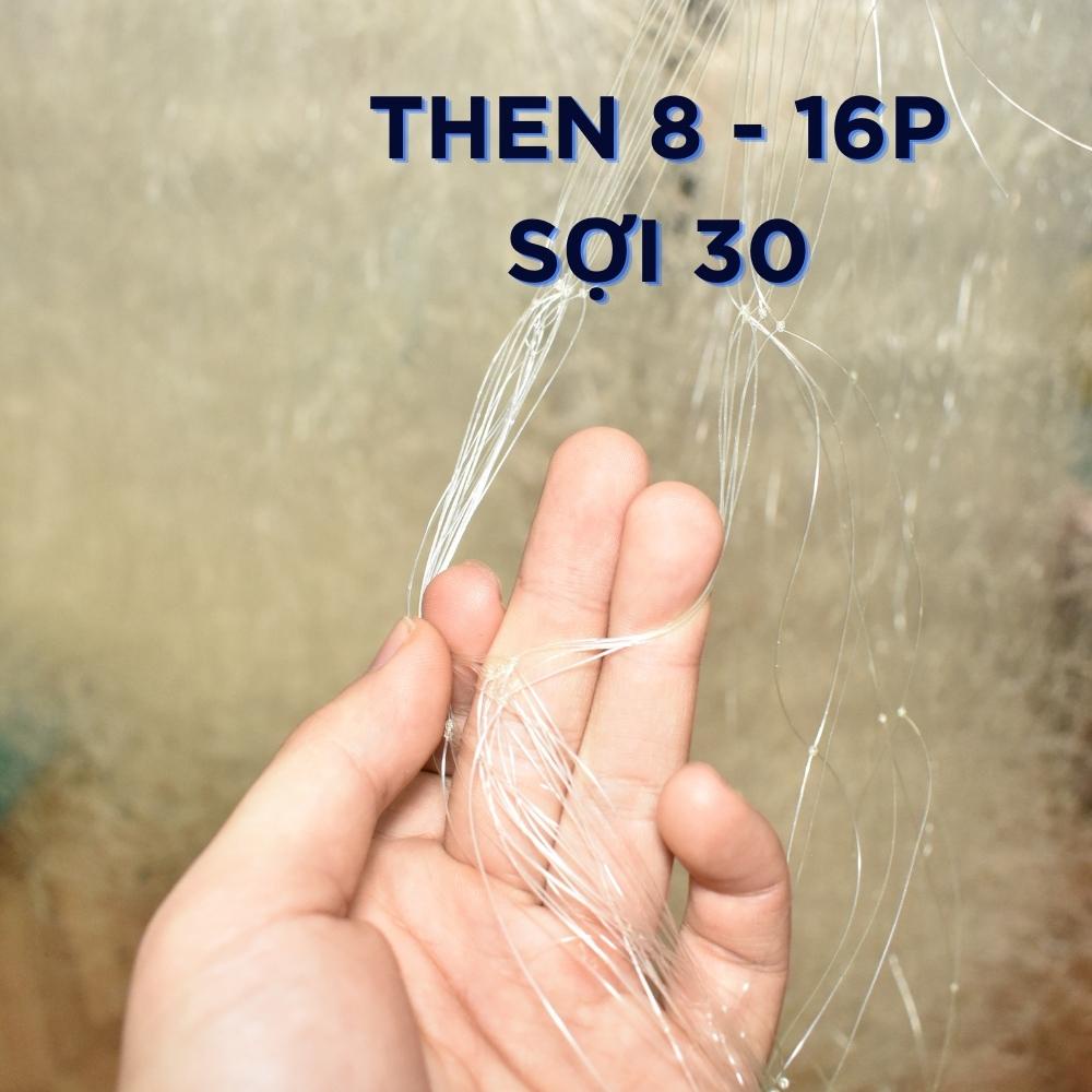 Lưới cước Nhật đánh cá siêu to - then8, 16 phân, sợi cước 3.0