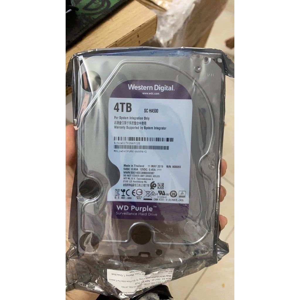 HDD 4tb Wd Purple Chuyên Camera