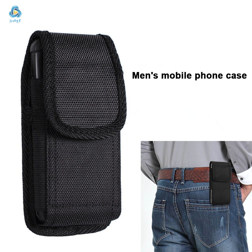 Túi bằng sợi nylon có móc đeo ở thắt lưng để đựng điện thoại di động