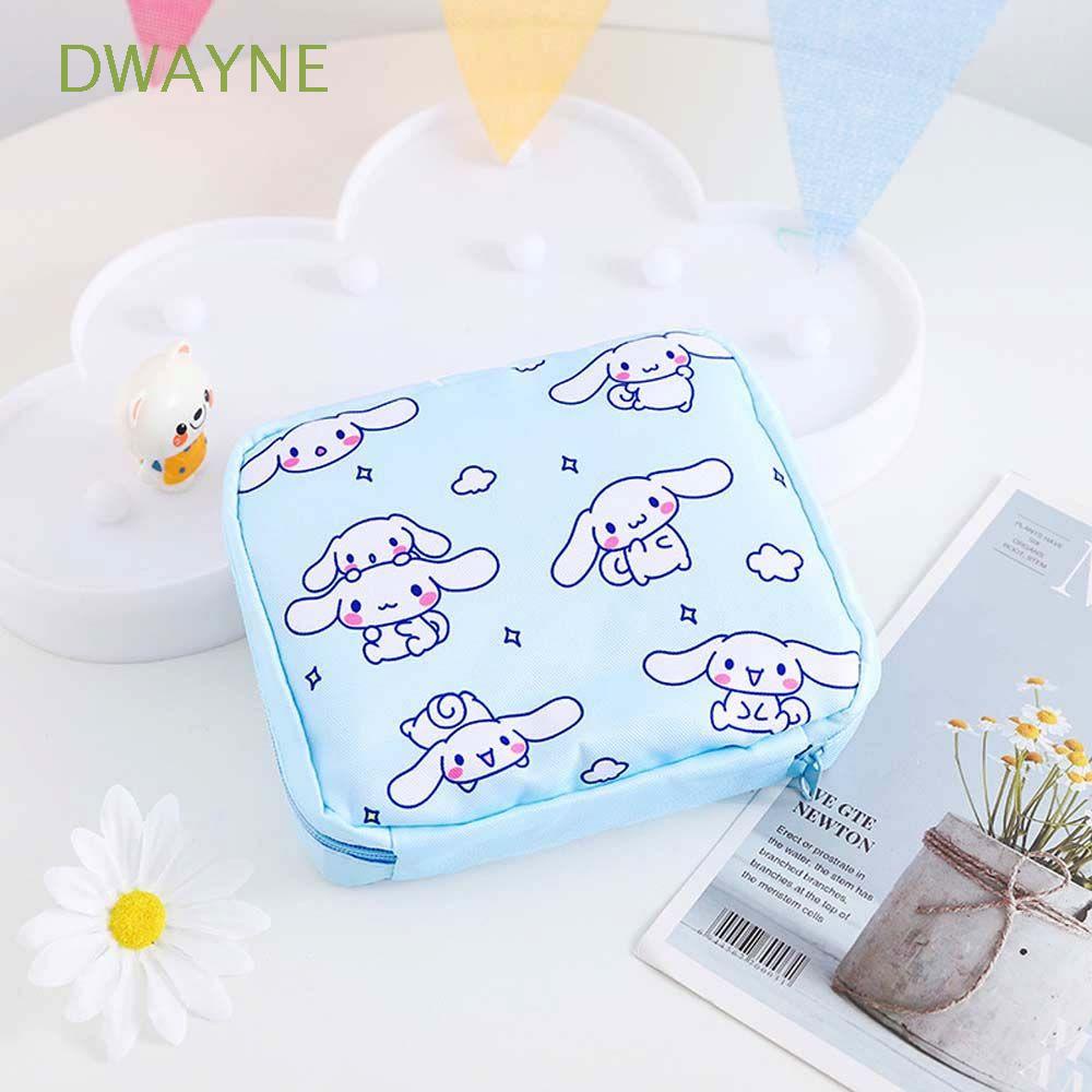 Túi Đựng Băng Vệ Sinh Tai Nghe / Tiền Xu In Hình Cinnamoroll Dog Tampon Kiểu Hàn Quốc Tiện Dụng Mang Theo Du Lịch