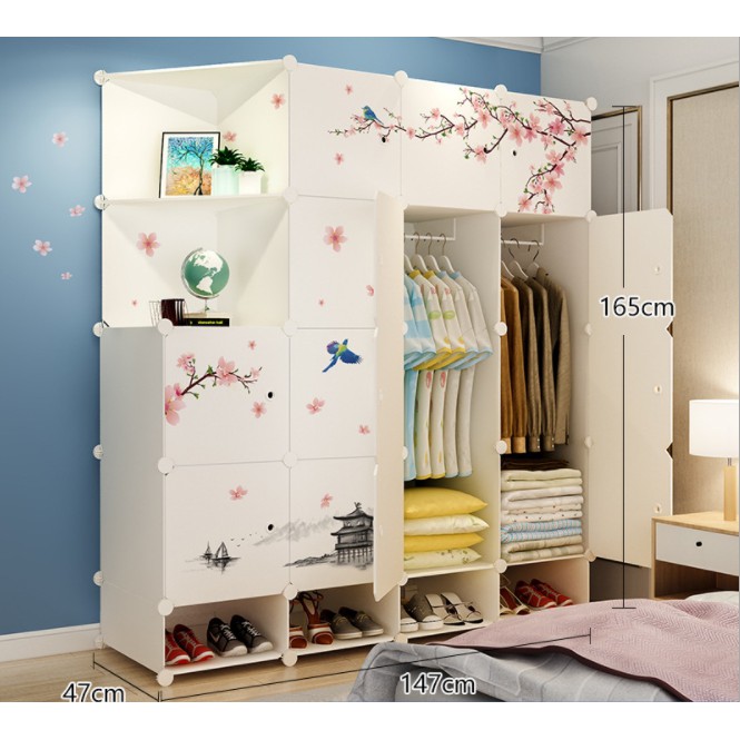 TỦ 16 NGĂN VÀ 4 NGĂN GIÀY