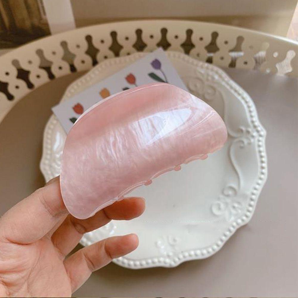 Kẹp Tóc Càng Cua Họa Tiết Cẩm Thạch Cổ Điển Mới Cho Nữ