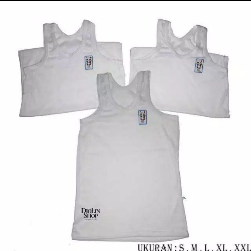 1 Chiếc / Singlet White Children S.m.l.xl.3l.