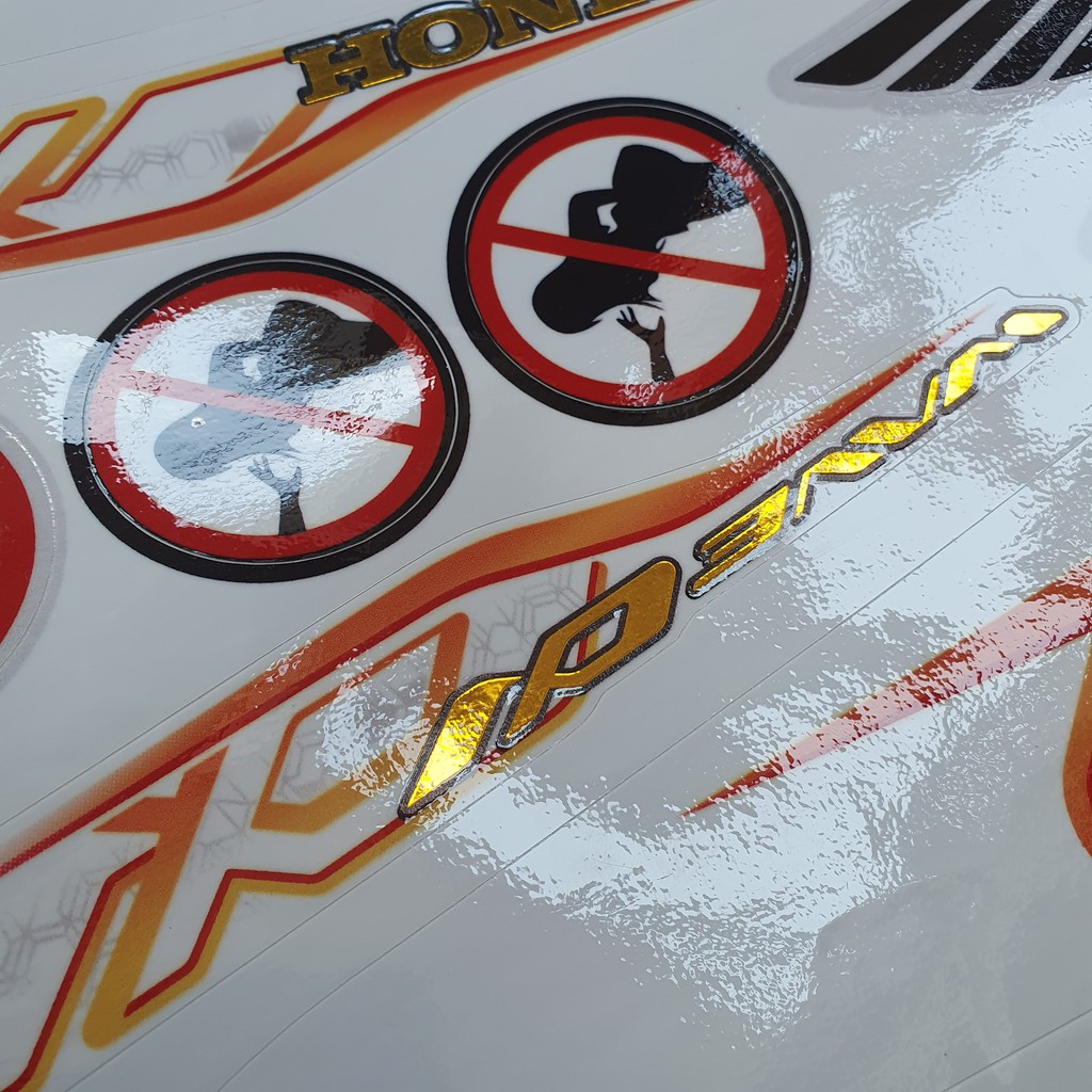 tem wave A 100 và 50cc ghép crom nhiều màu