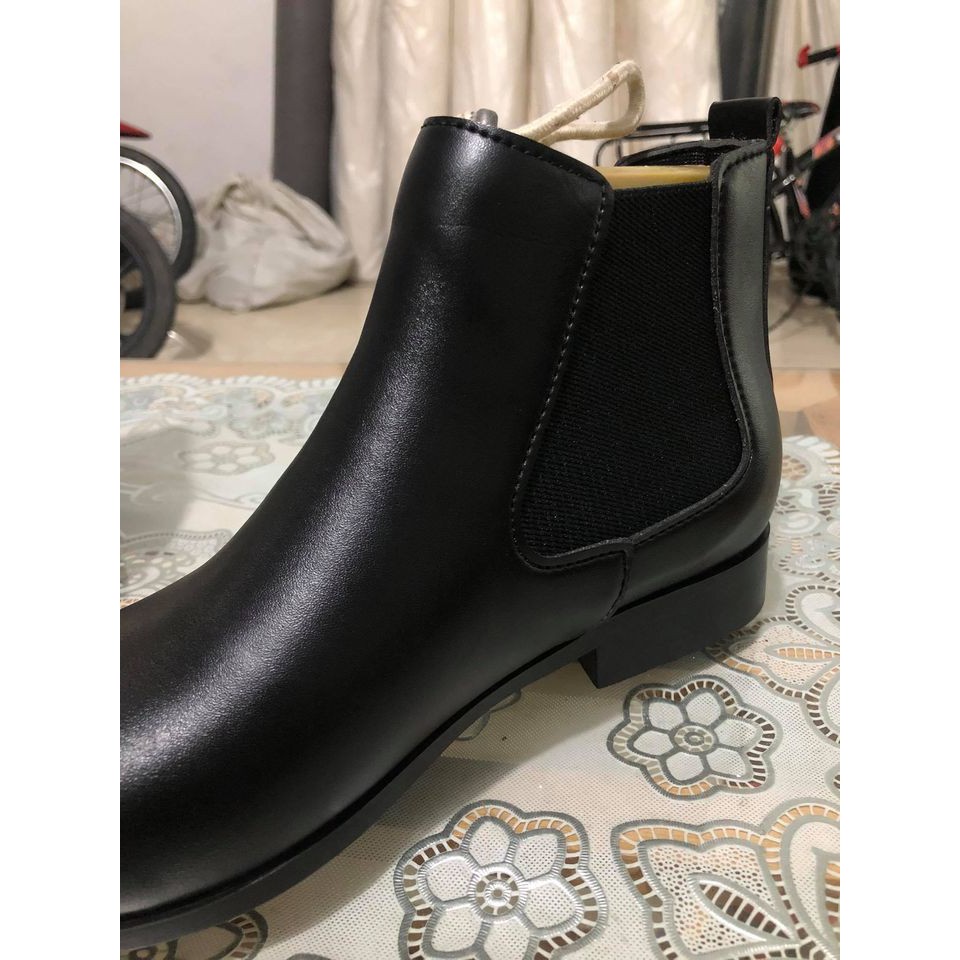 [Da đểu] Giày Bốt cổ lửng - Chelsea Boots tăng chiều cao 5cm