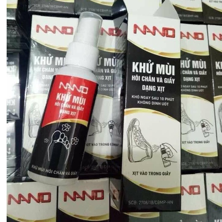 XỊT KHỬ MÙI HÔI CHÂN NANO