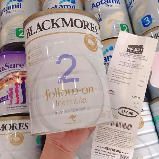 Sữa Black mores