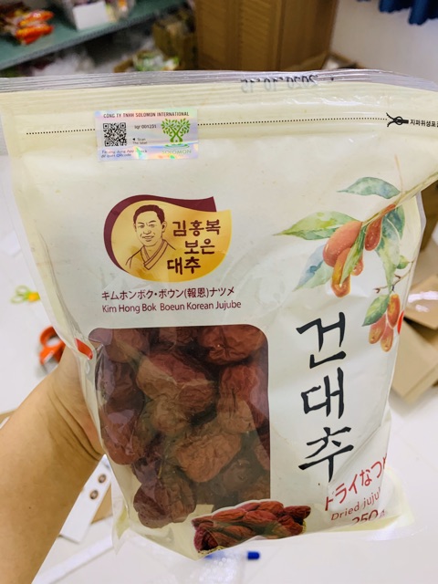(Chính Hãng) Táo đỏ Hàn Quốc Boeun Jujube 250g