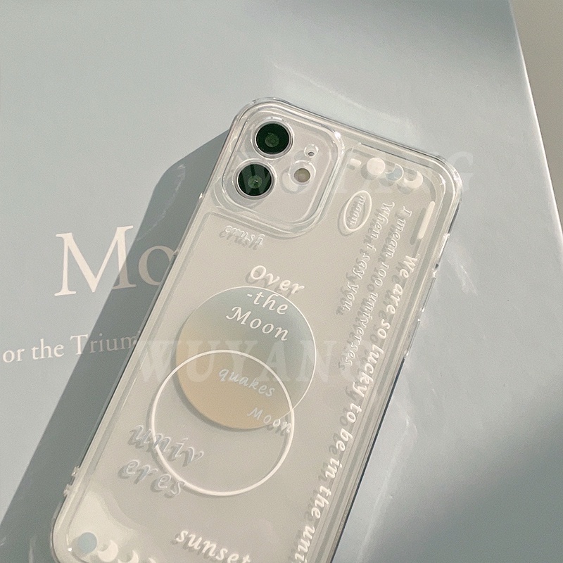 Ốp Điện Thoại Mềm Hình Mặt Trăng Cho Samsung A03 A03S A02S A12 A22 4G A10 A20 A30 A50 A10S A20S A51 J7 Pro A30S A50S