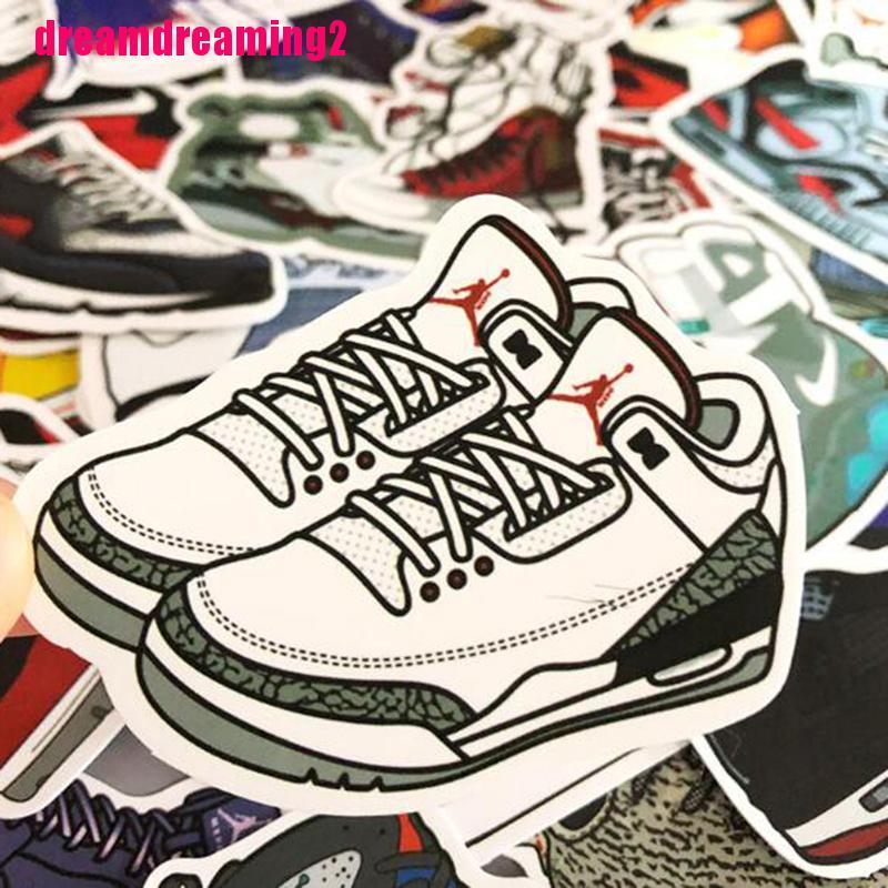 Set 50 Chiếc Giày Thể Thao Jordan Chống Thấm Nước Dùng Để Trang Trí