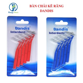 Bàn chải kẽ răng có tay cầm hình chữ L tiện lợi chuẩn chính hãng Di Ya