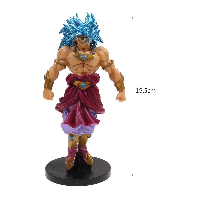 Mô hình nhân vật Super Saiyan Broli Dragon Ball Z 20cm trang trí sưu tầm