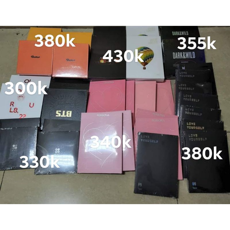 Thẻ hình nhóm BTS butter hyyh love yourself young forever never walk alone Skool