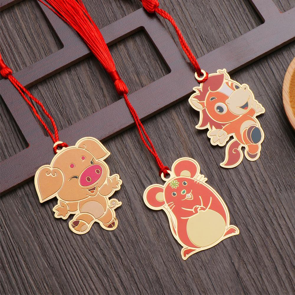 PISTA Kẹp Sách Tua Rua Đánh Dấu Năm Mới Dành Cho Học Sinh / Văn Phòng