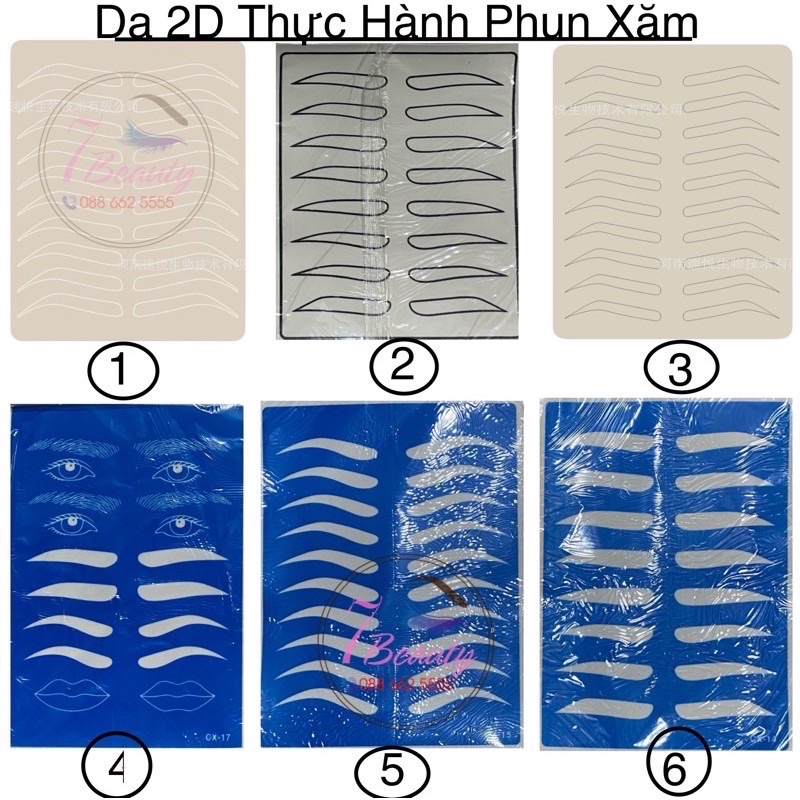 Da Giả 2D Tập Phun Xăm,Điêu Khắc