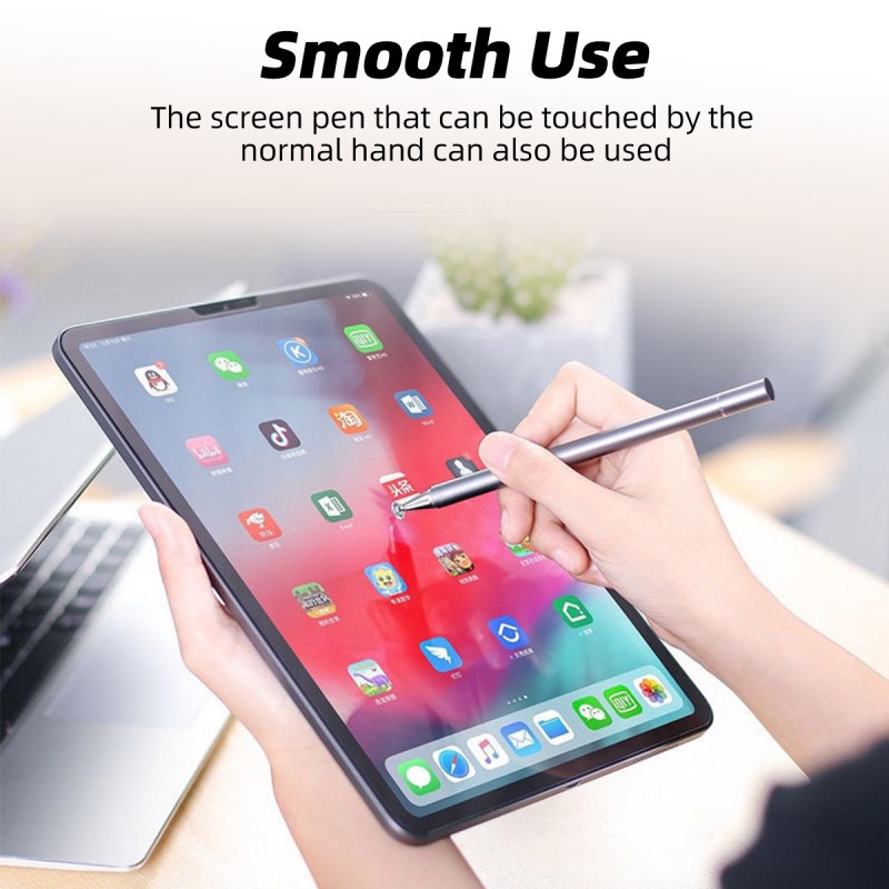 Bút cảm ứng Ankndo thiết kế 2 trong 1 đa năng cho iOS Android iPad