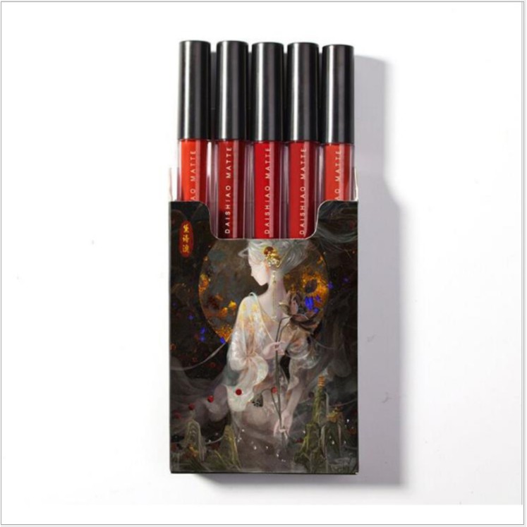 Set son nội địa trung, son kem lì Daishiao hình cô gái G2 - Sammi beauty | BigBuy360 - bigbuy360.vn